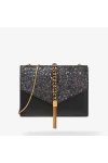 Charles Keith Fashion Tassel Shoulder Bag Black